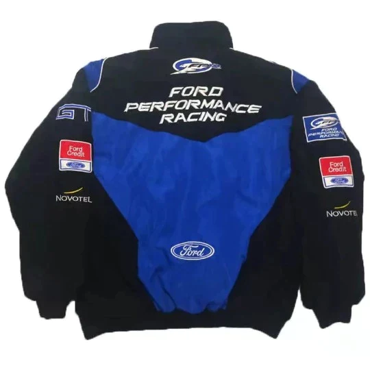 Black Ford Vintage Racing Jacket