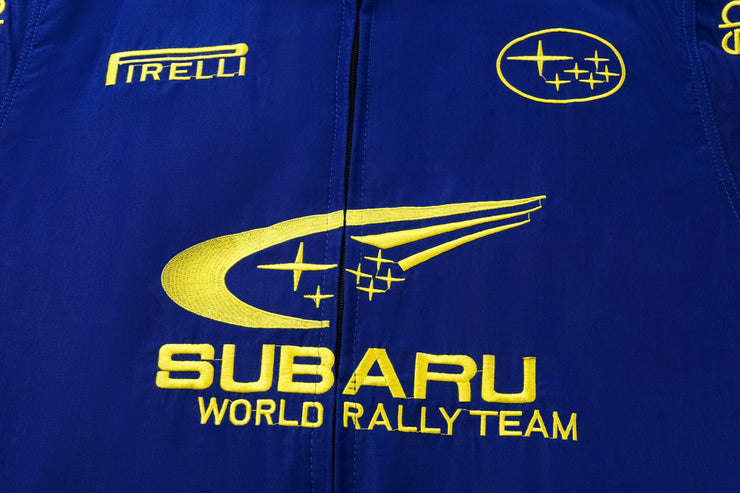 Blue Subaru Vintage Racing Jacket