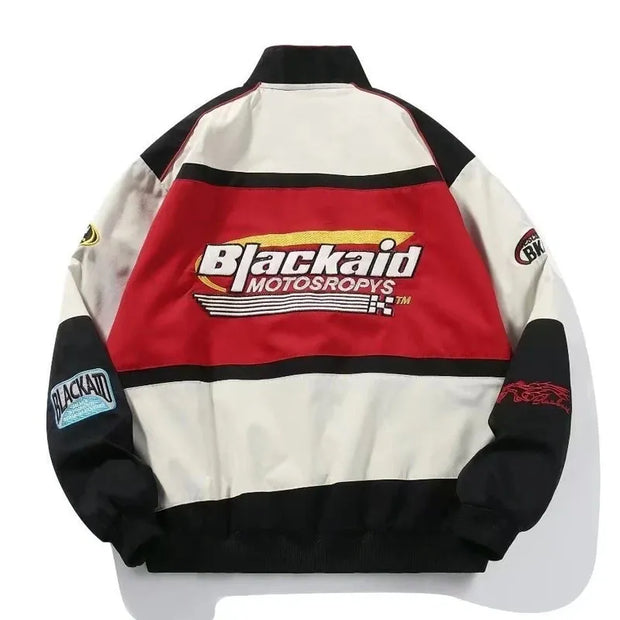 Red Blackaid Vintage Racing Jacket