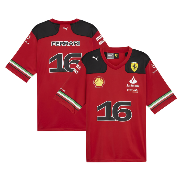 Ferrari 2023 Charles Leclerc Football Shirt
