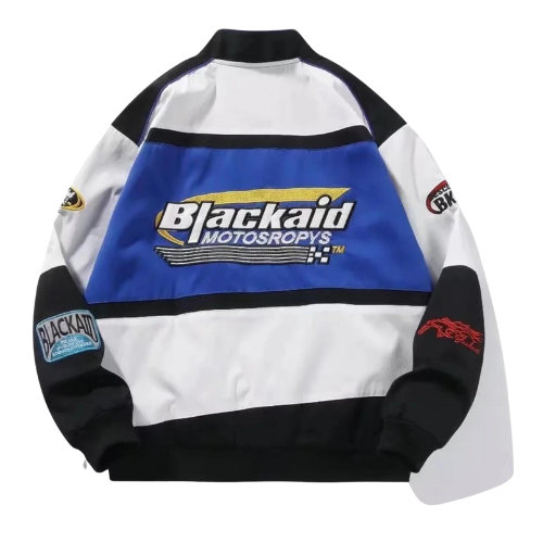 Blue Blackaid Vintage Racing Jacket